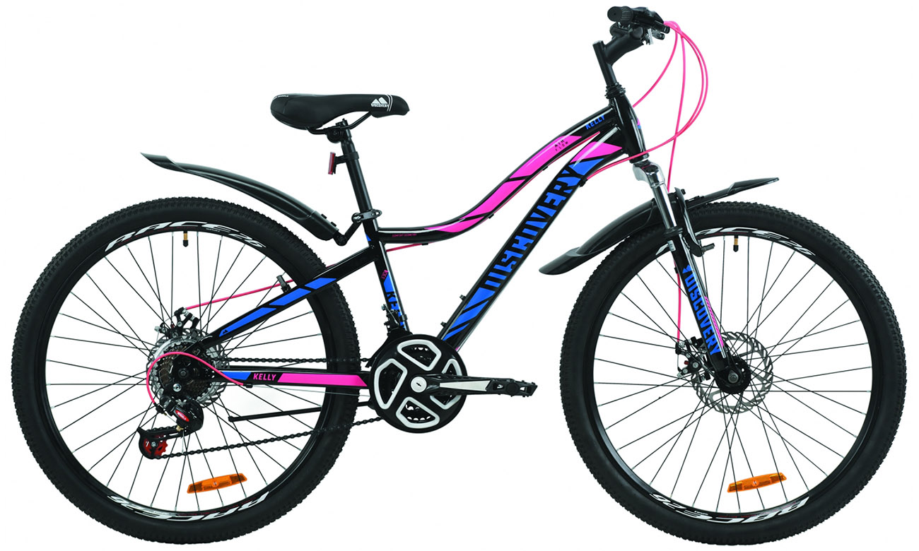 Велосипед Discovery 26" KELLY DD (2020) 2020 Черно-розовый